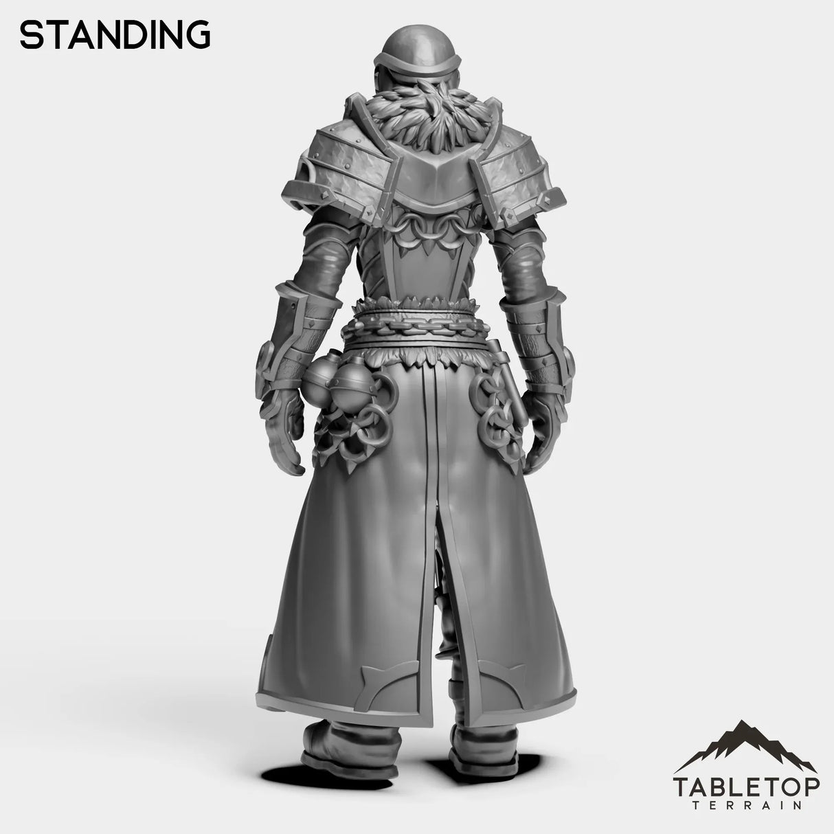 Tabletop Terrain Miniature Highland Hunter Female