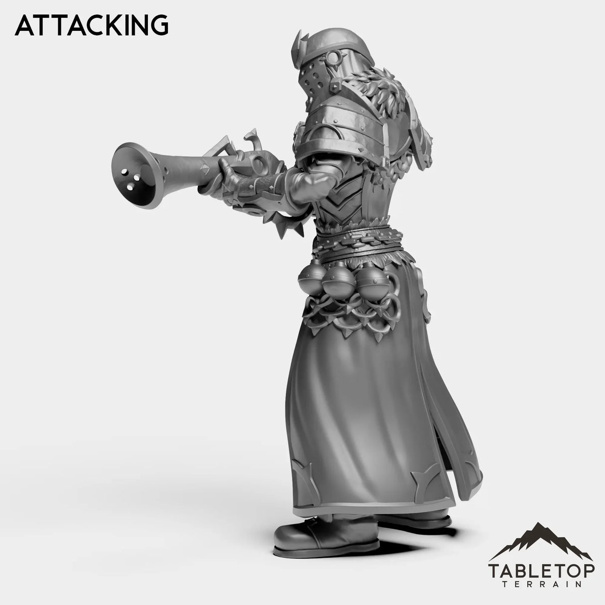 Tabletop Terrain Miniature Highland Hunter Female
