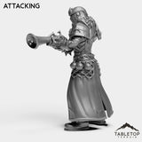 Tabletop Terrain Miniature Highland Hunter Female