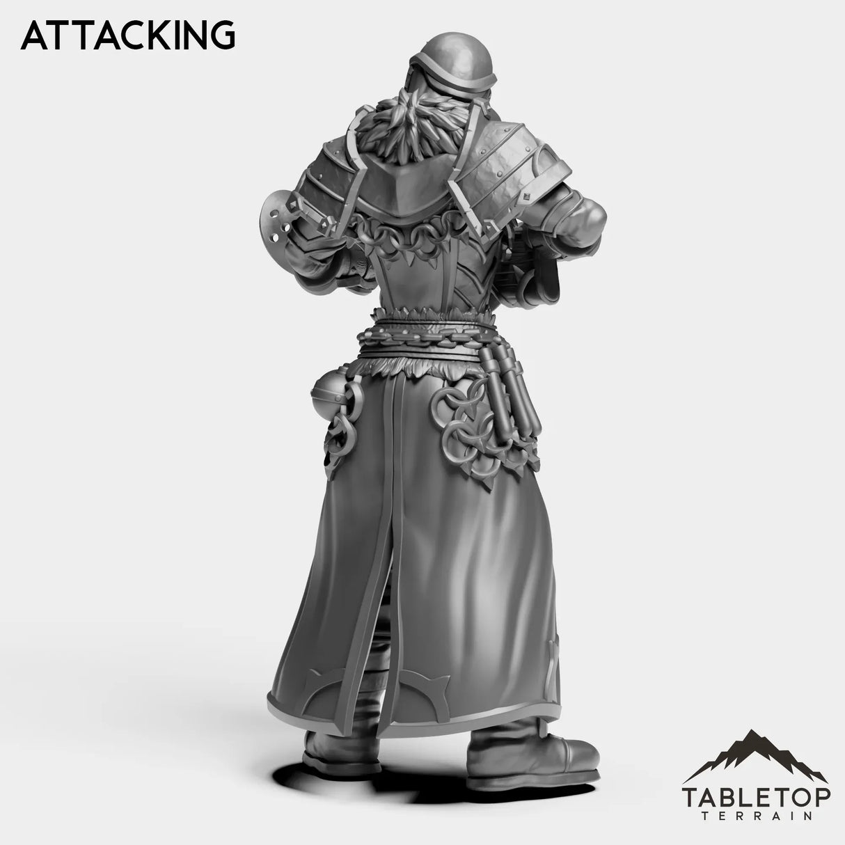 Tabletop Terrain Miniature Highland Hunter Female