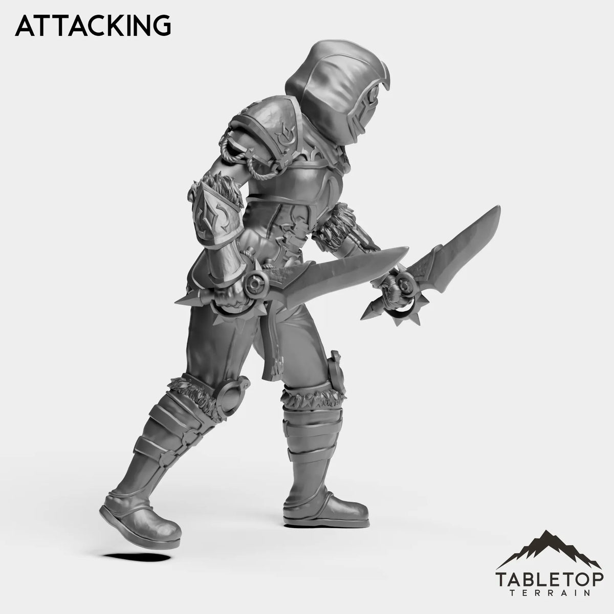Tabletop Terrain Miniature Highland Rogue Female