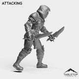 Tabletop Terrain Miniature Highland Rogue Female