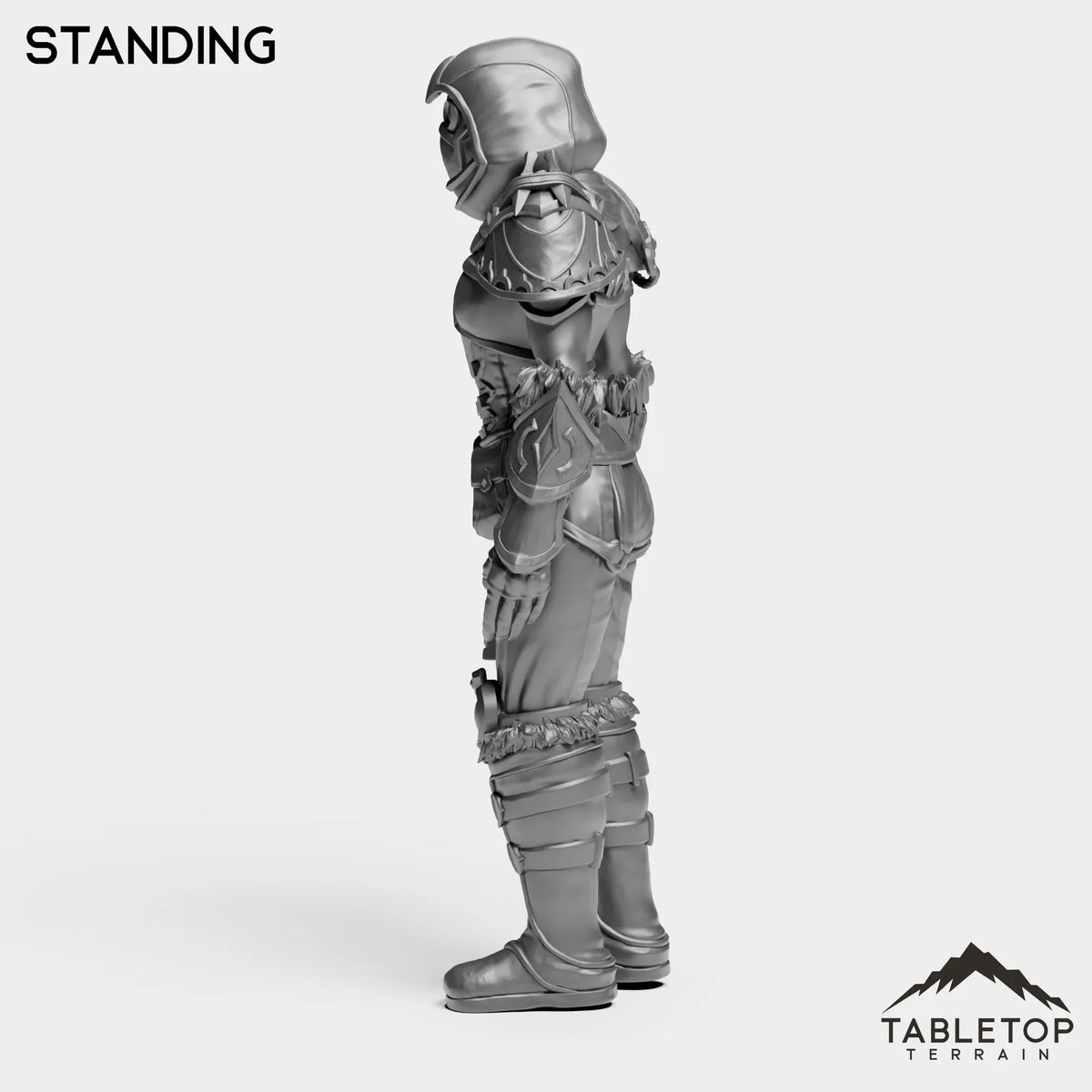 Tabletop Terrain Miniature Highland Rogue Female