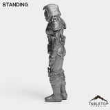 Tabletop Terrain Miniature Highland Rogue Female