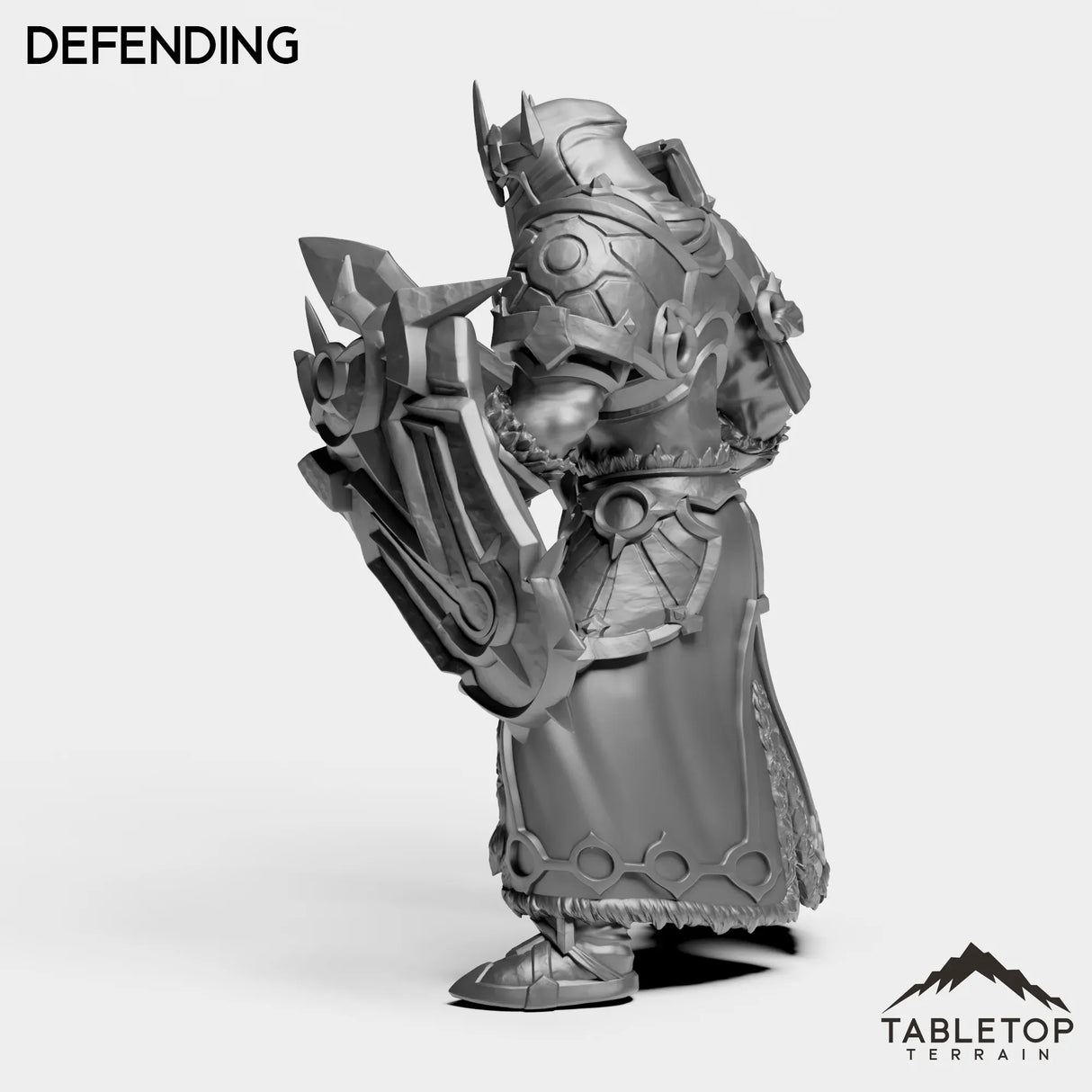 Tabletop Terrain Miniature Highland Warrior