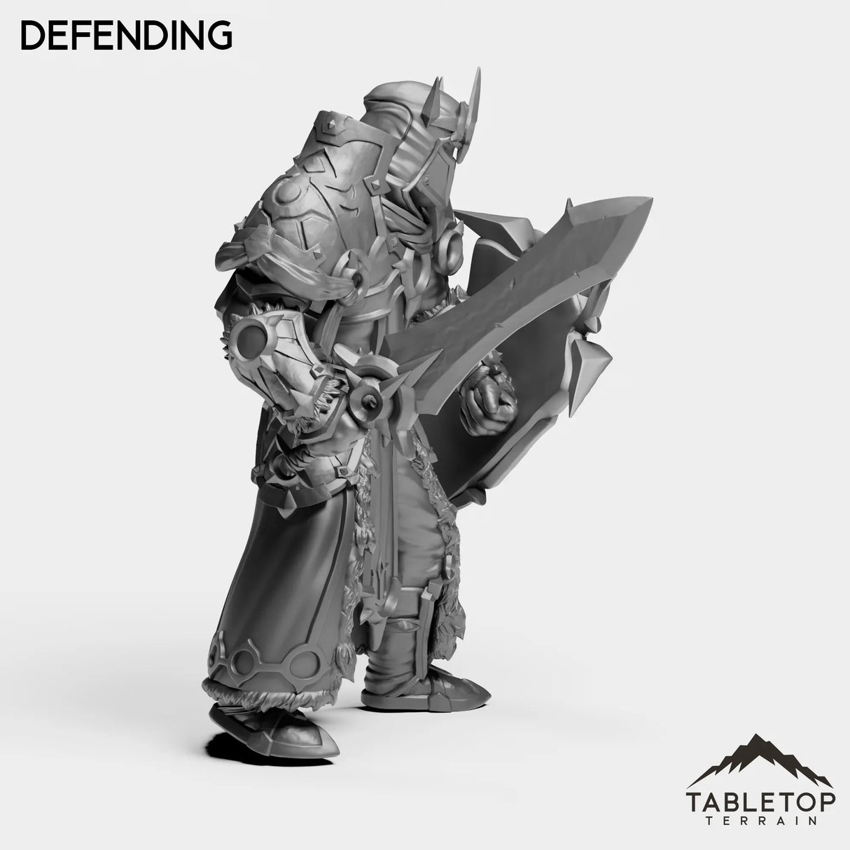 Tabletop Terrain Miniature Highland Warrior