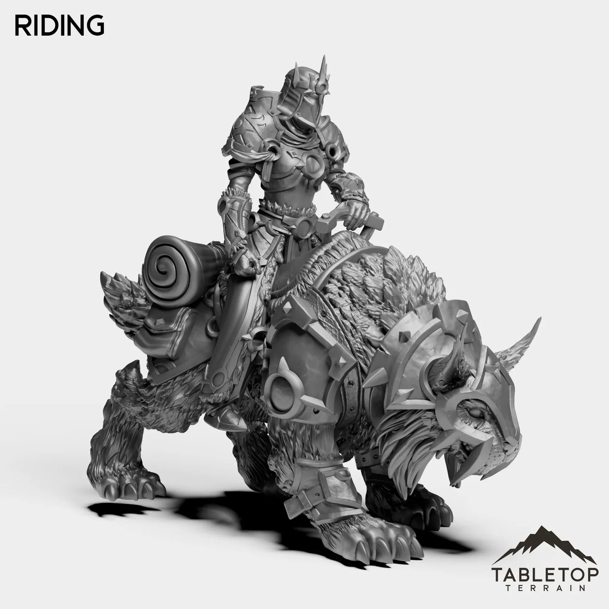 Tabletop Terrain Miniature Highland Warrior Female