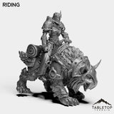 Tabletop Terrain Miniature Highland Warrior Female