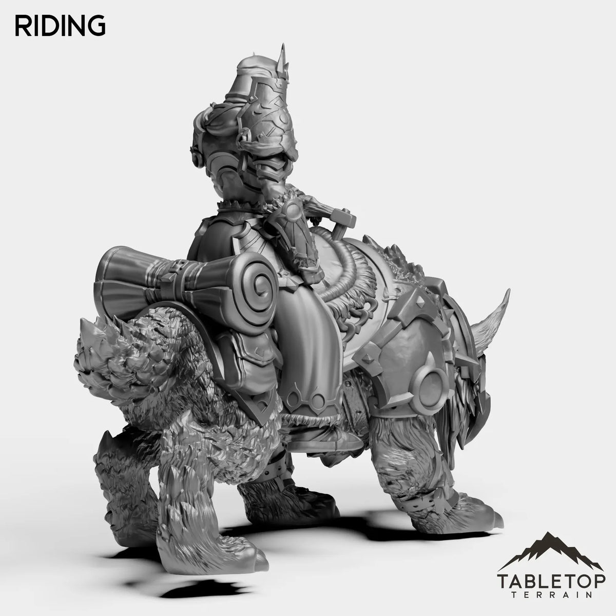 Tabletop Terrain Miniature Highland Warrior Female