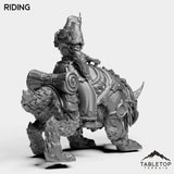 Tabletop Terrain Miniature Highland Warrior Female