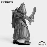 Tabletop Terrain Miniature Highland Warrior Female