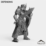 Tabletop Terrain Miniature Highland Warrior Female