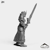 Tabletop Terrain Miniature Highland Warrior Female