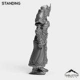 Tabletop Terrain Miniature Highland Warrior Female