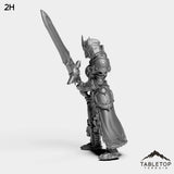 Tabletop Terrain Miniature Highland Warrior Female