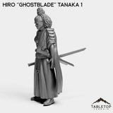 Tabletop Terrain Miniature Hiro ''Ghostblade'' Tanaka