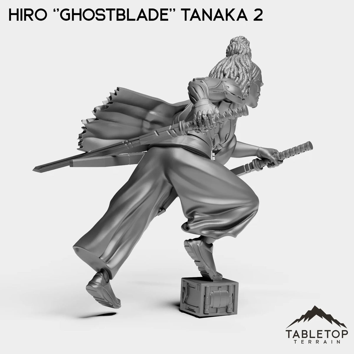 Tabletop Terrain Miniature Hiro ''Ghostblade'' Tanaka