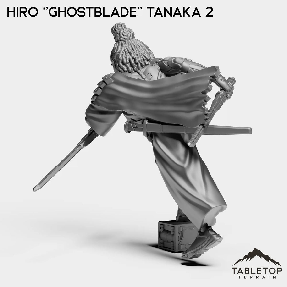 Tabletop Terrain Miniature Hiro ''Ghostblade'' Tanaka