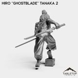 Tabletop Terrain Miniature Hiro ''Ghostblade'' Tanaka