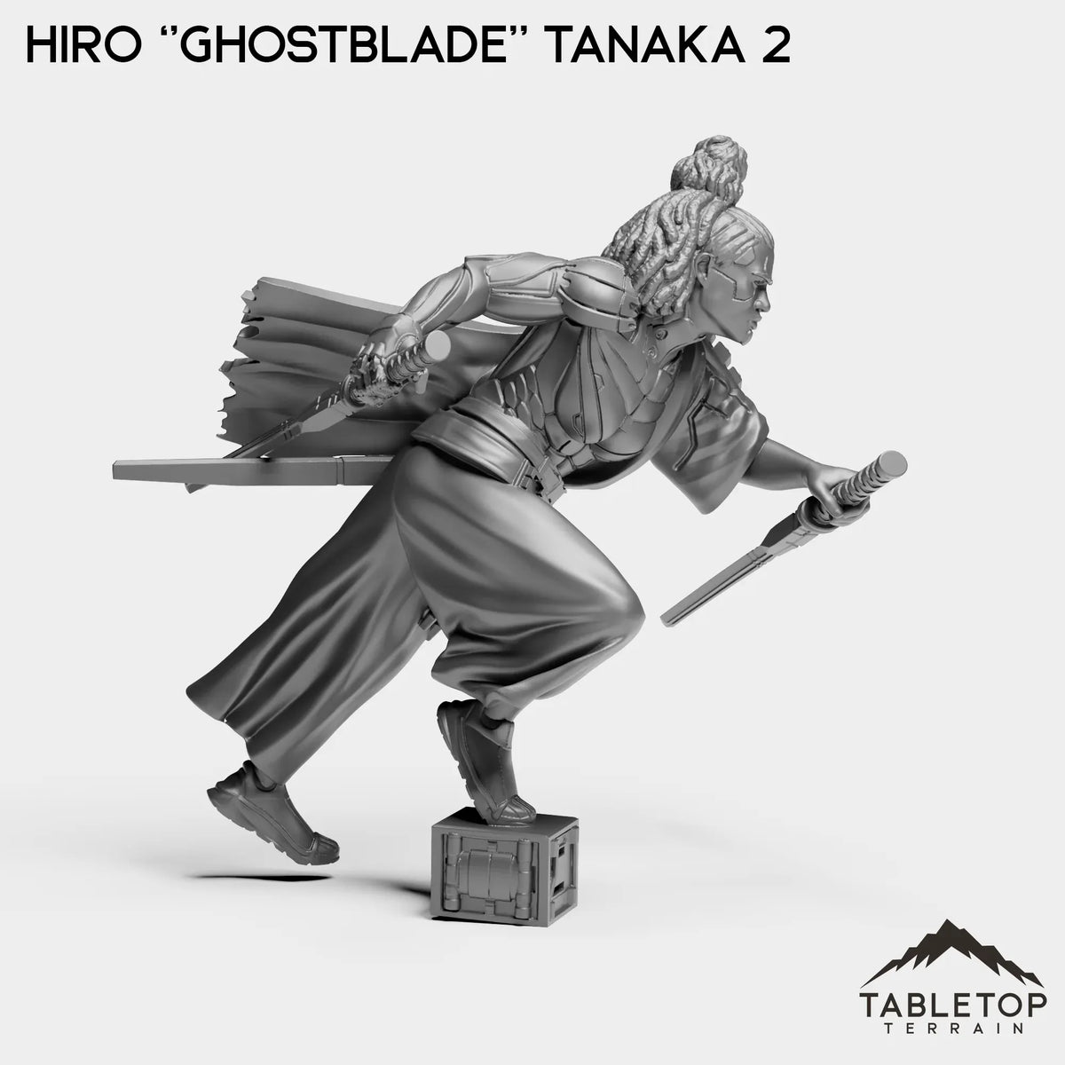 Tabletop Terrain Miniature Hiro ''Ghostblade'' Tanaka