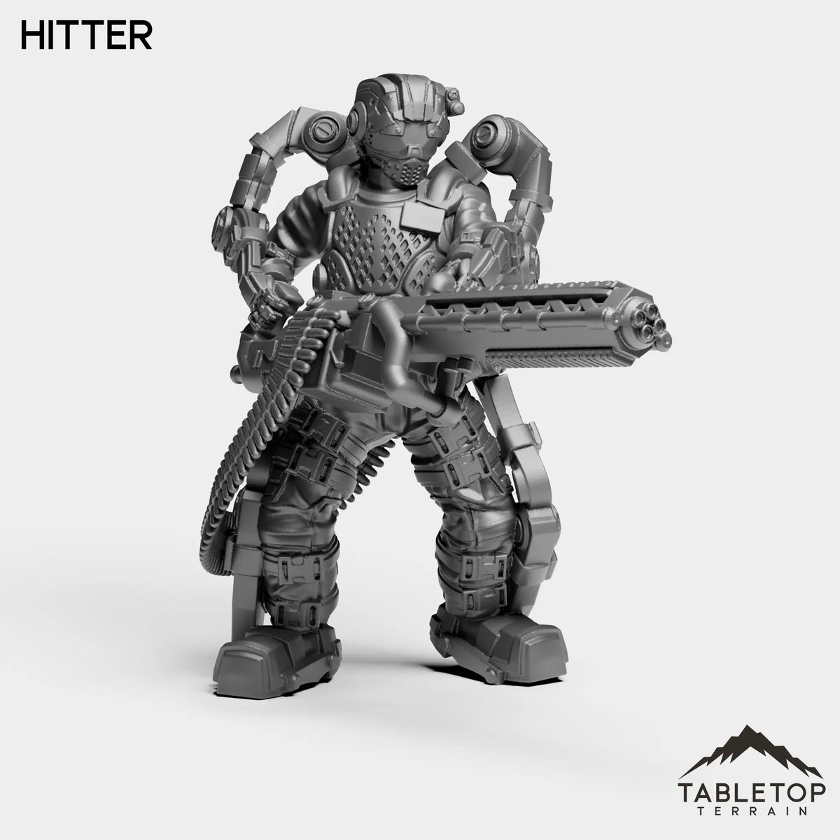 Tabletop Terrain Miniature Hitter - Endoskeleton Soldiers