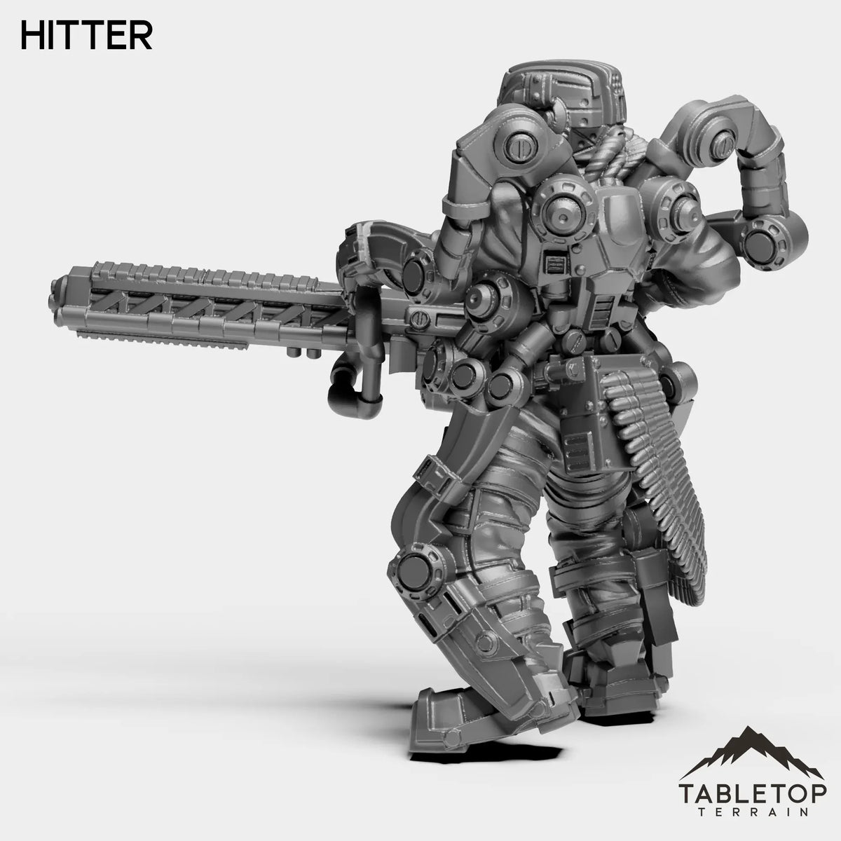 Tabletop Terrain Miniature Hitter - Endoskeleton Soldiers