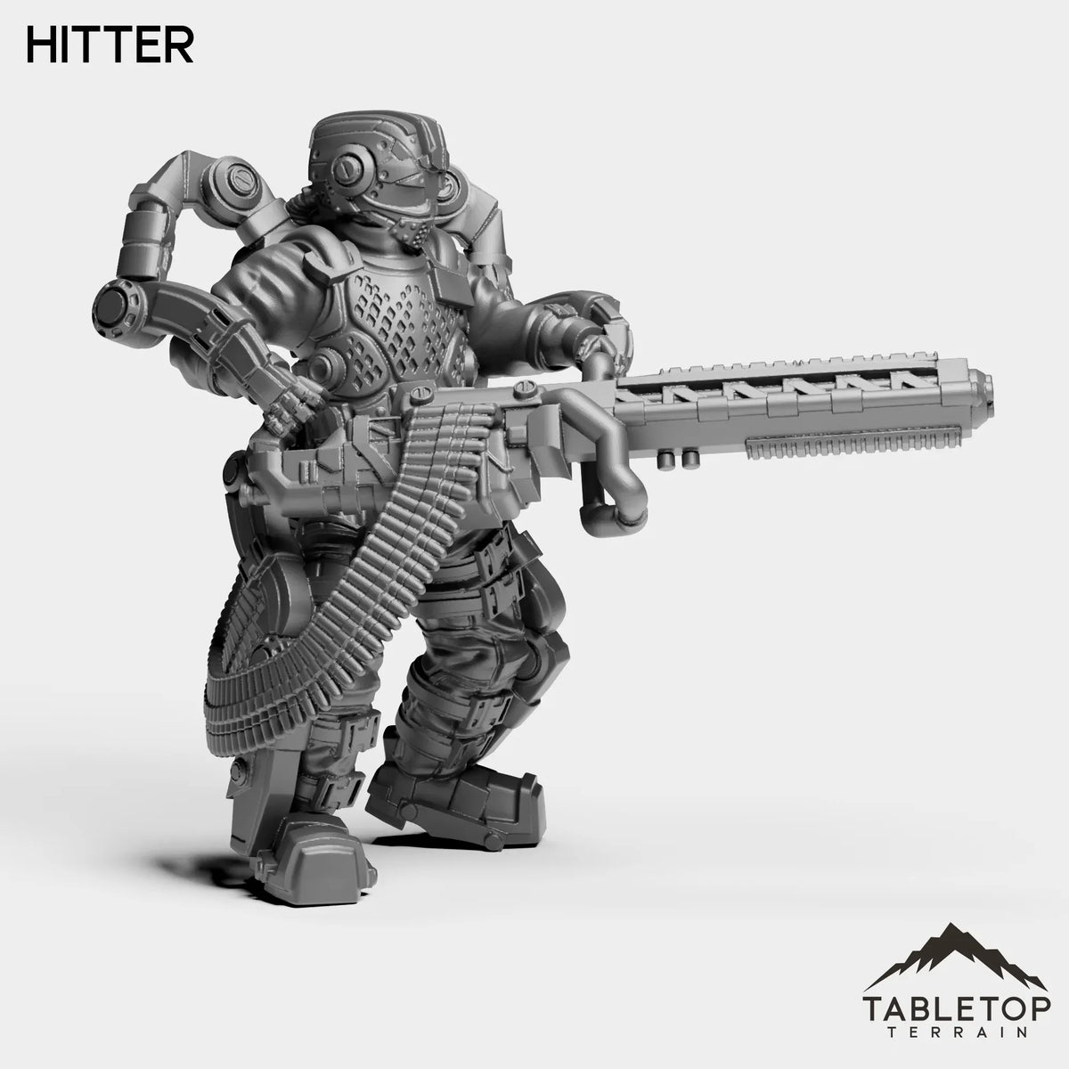 Tabletop Terrain Miniature Hitter - Endoskeleton Soldiers