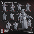 Tabletop Terrain Miniature Holy Steel Battalion x11