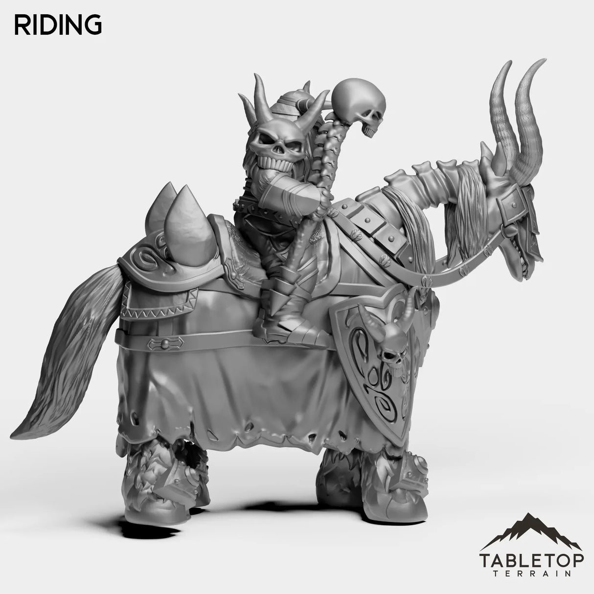 Tabletop Terrain Miniature Horseman Boss 1
