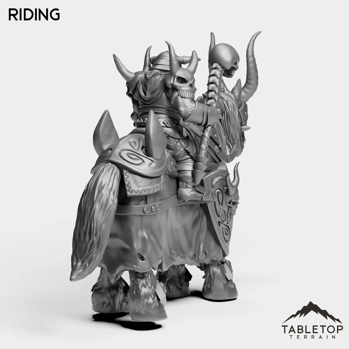 Tabletop Terrain Miniature Horseman Boss 1