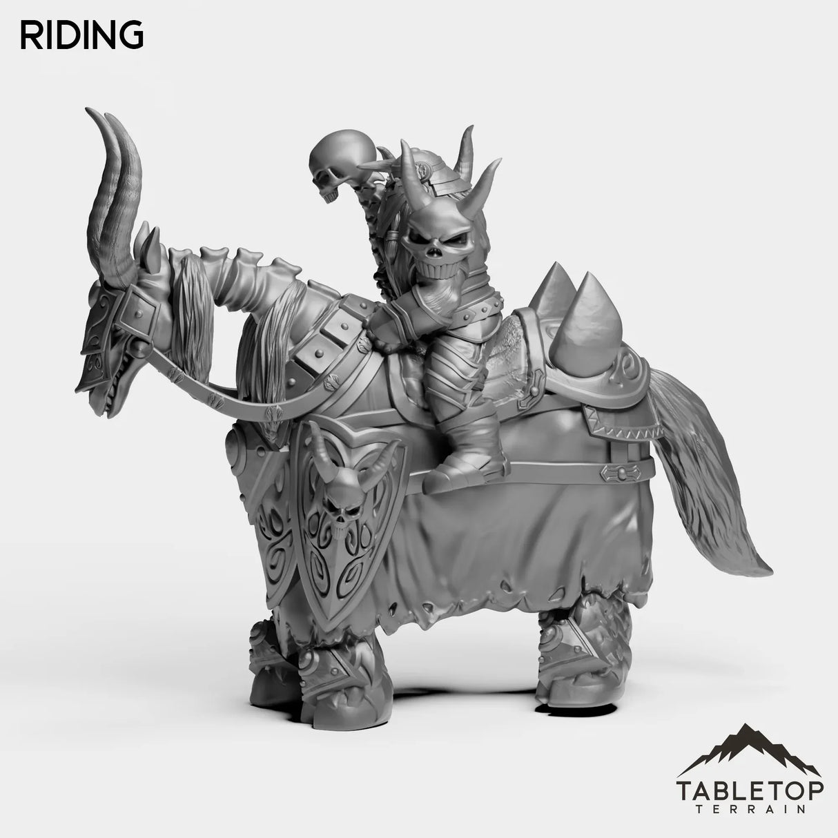 Tabletop Terrain Miniature Horseman Boss 1