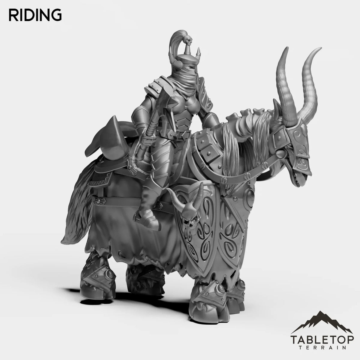 Tabletop Terrain Miniature Horseman Boss 2