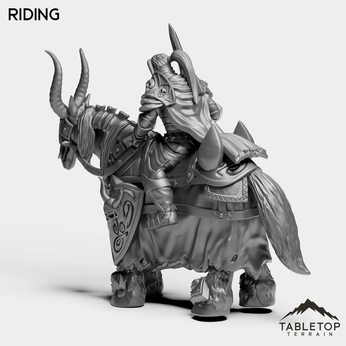 Tabletop Terrain Miniature Horseman Boss 3