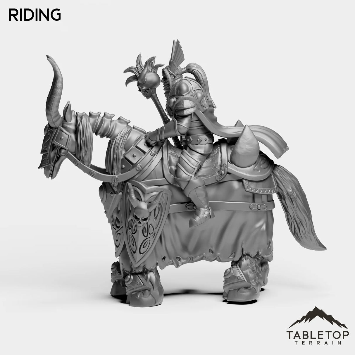 Tabletop Terrain Miniature Horseman Boss 4