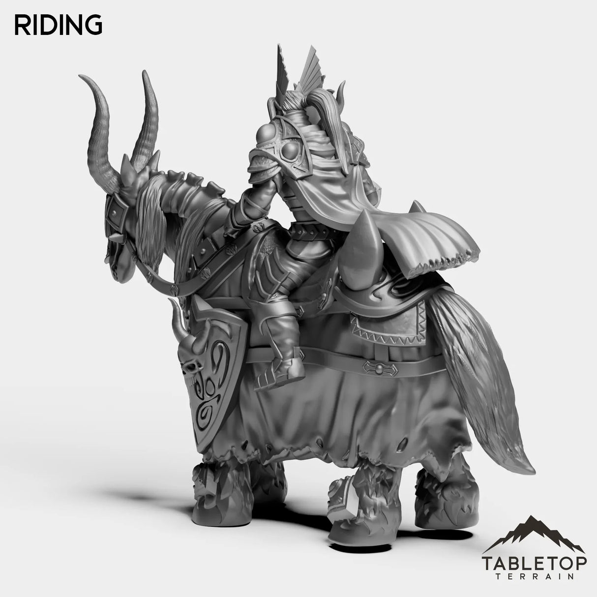 Tabletop Terrain Miniature Horseman Boss 4