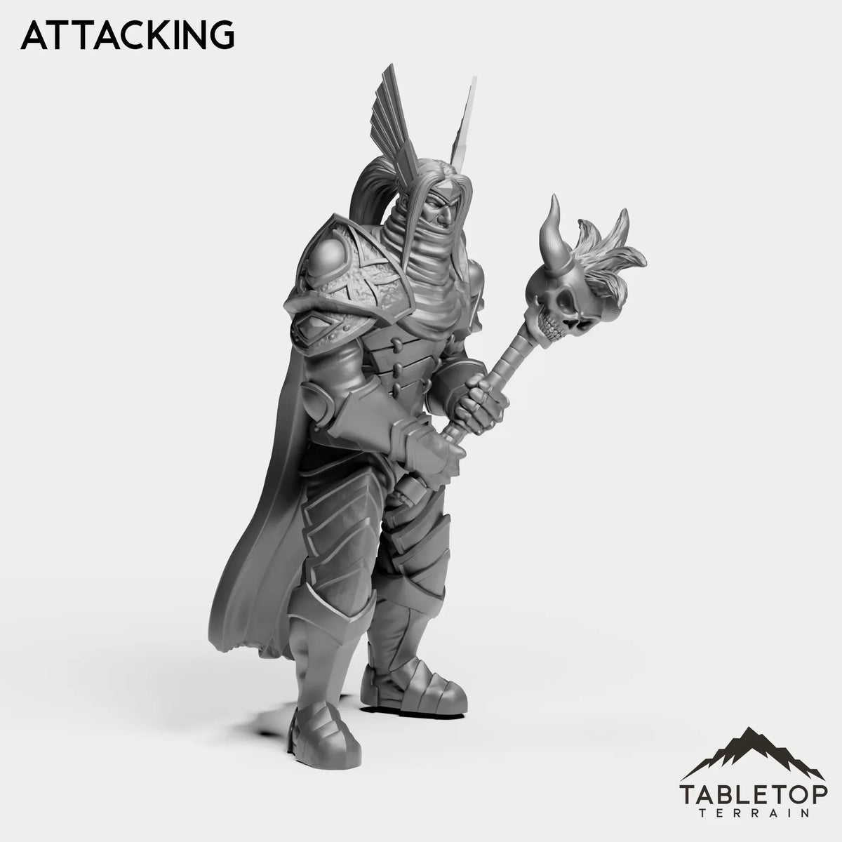 Tabletop Terrain Miniature Horseman Boss 4