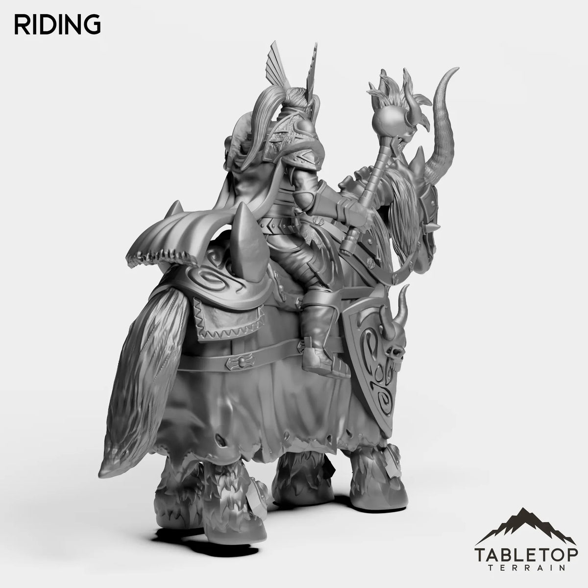 Tabletop Terrain Miniature Horseman Boss 4