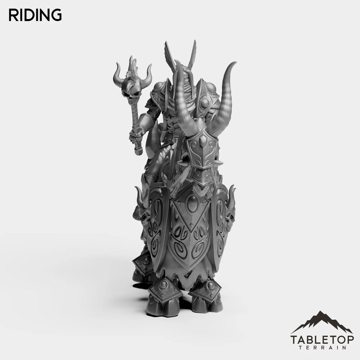 Tabletop Terrain Miniature Horseman Boss 4