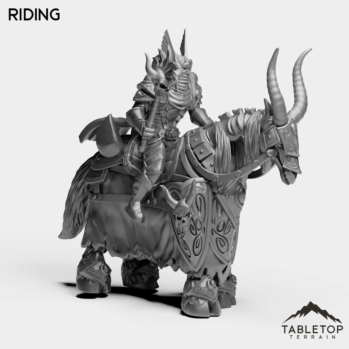 Tabletop Terrain Miniature Horseman Boss 4