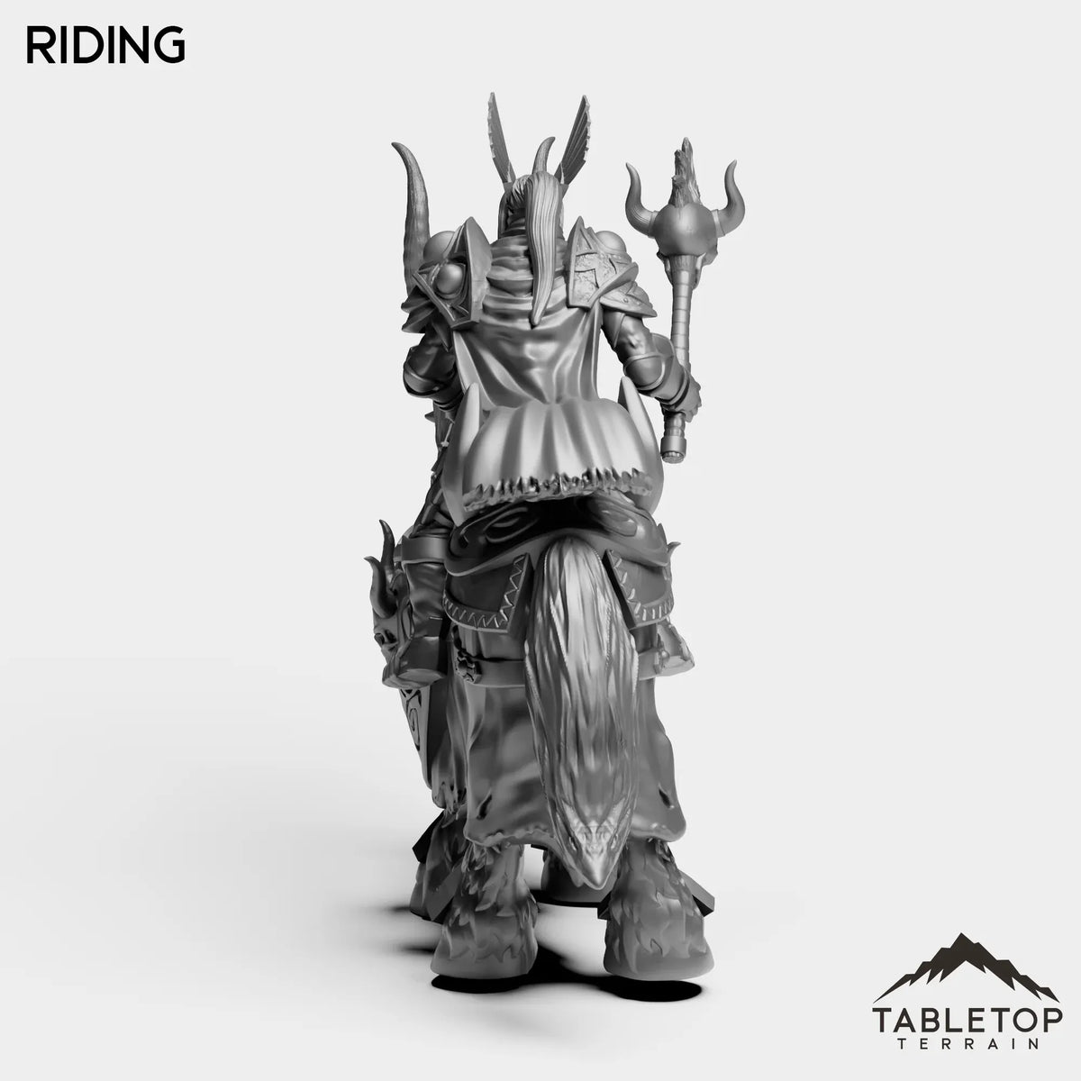 Tabletop Terrain Miniature Horseman Boss 4