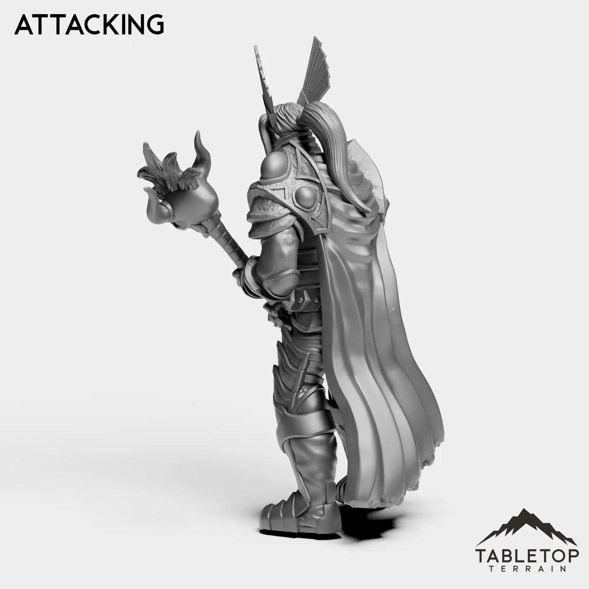 Tabletop Terrain Miniature Horseman Boss 4