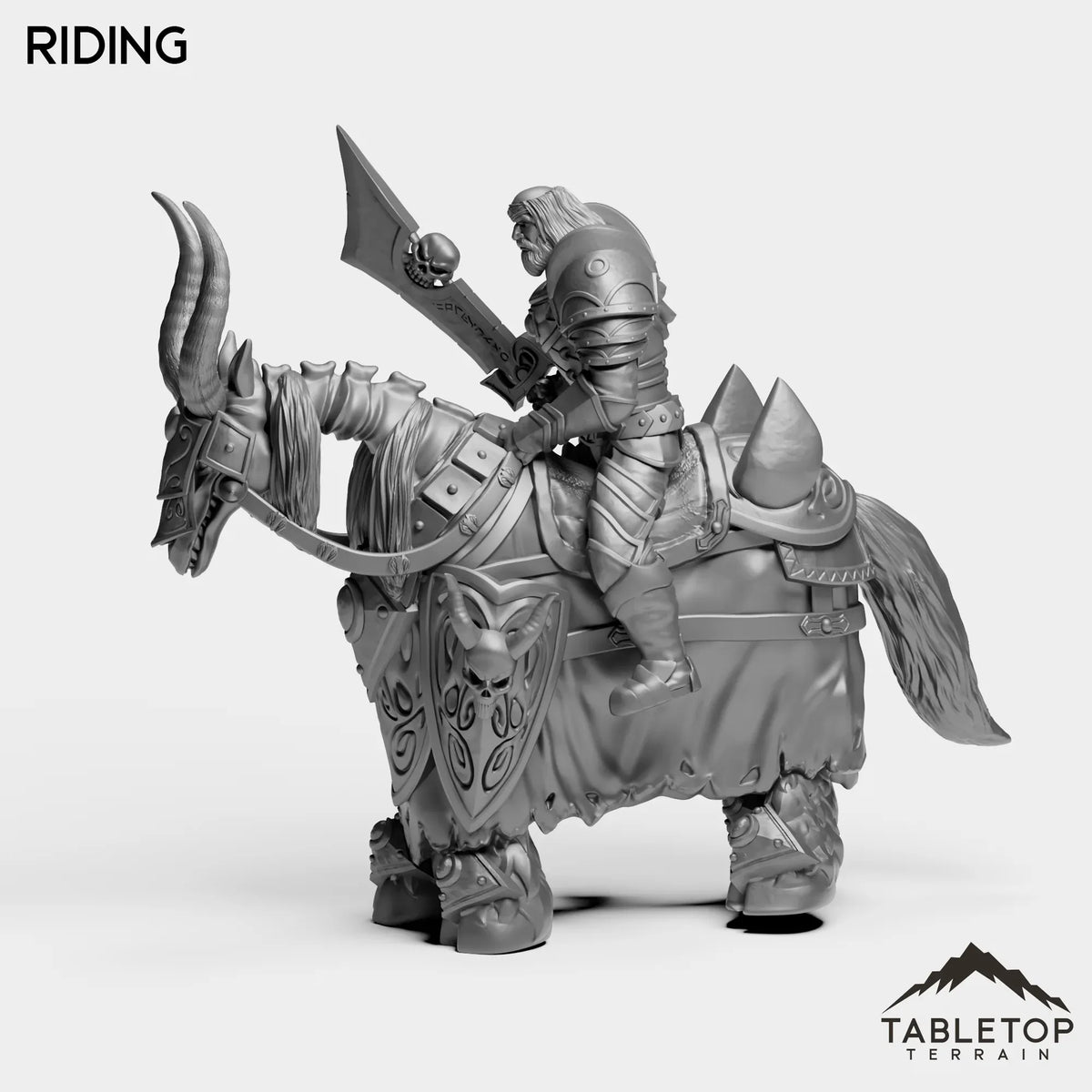 Tabletop Terrain Miniature Horseman Boss 5