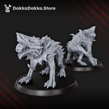 Tabletop Terrain Miniature Hounds of the Wormhole x5