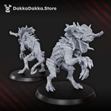 Tabletop Terrain Miniature Hounds of the Wormhole x5