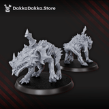 Tabletop Terrain Miniature Hounds of the Wormhole x5