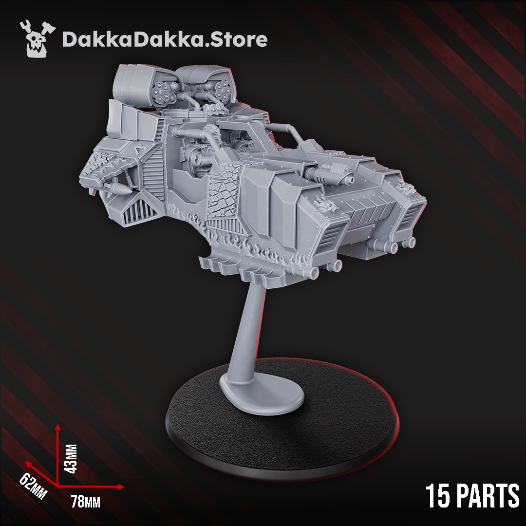 Tabletop Terrain Miniature Hover Attack Speeder