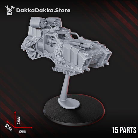 Tabletop Terrain Miniature Hover Attack Speeder