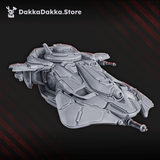 Tabletop Terrain Miniature Hover Tank + APC of Black Sun Covenant