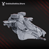 Tabletop Terrain Miniature Hover Tank + APC of Black Sun Covenant