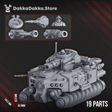 Tabletop Terrain Miniature Hovercraft Tank Solpuga D-10